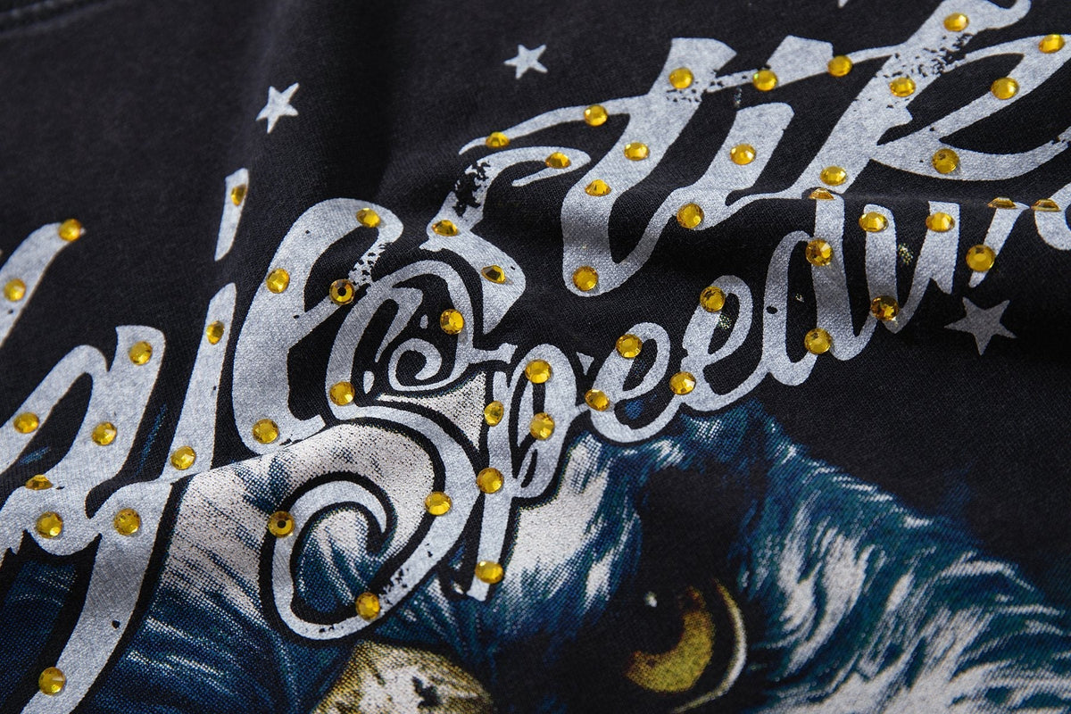 MAJESTIK Speedway Eagle Motorcycle Sleeveless T-Shirt